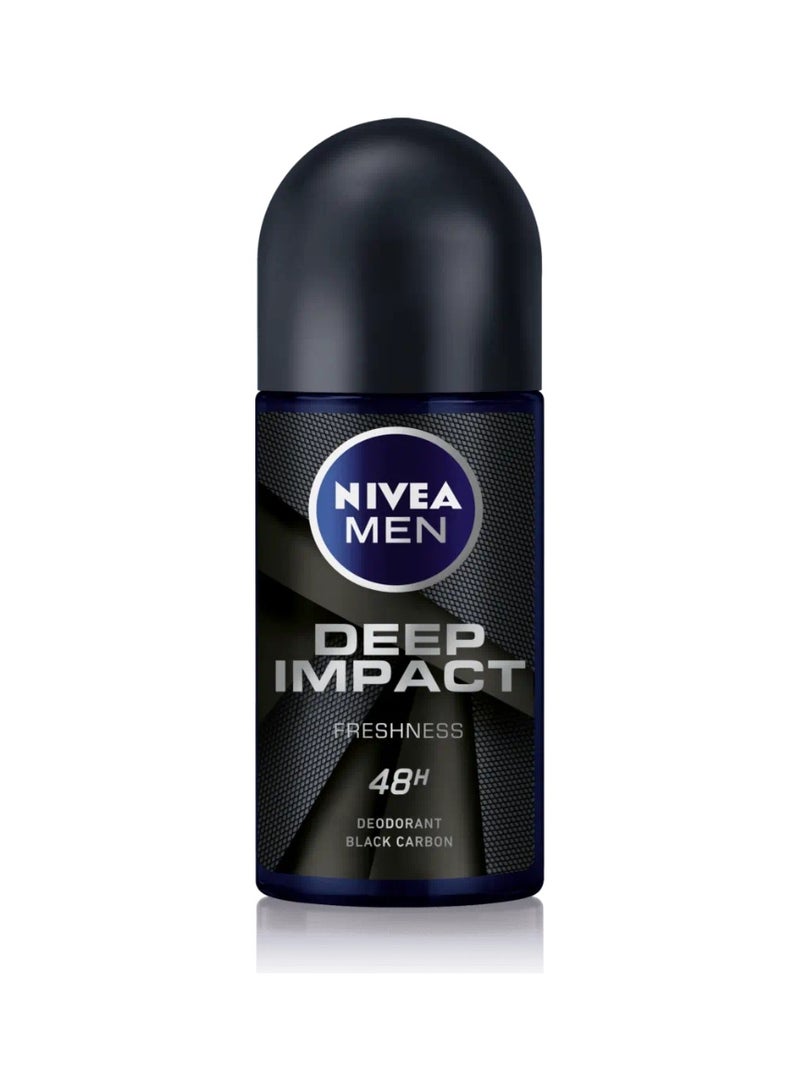 NIVEA Deodorant Roll-On Combo, Deep Impact, Cool Kick, Whitening Smooth Skin, 50 Ml Each Deodorant Roll-on - For Men & Women (150 ml, Pack of 3) - Image 2
